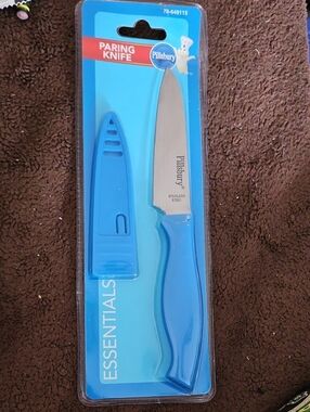 Pillsbury Blue Paring Knife with Sheath - Kitchen Essential